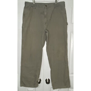 Carhartt Pants Men's 40X32 Tan Carpenter Rugged Canvas No Tags Fits 40x31 Work